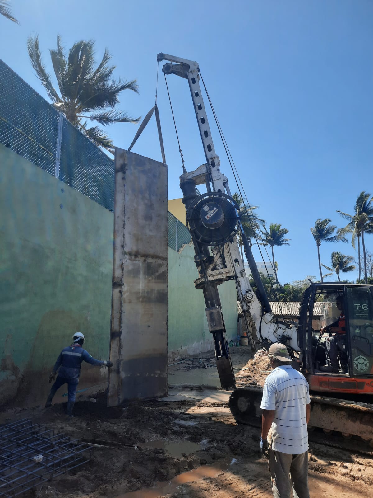 Muro Milán Bucerías Nayarit — muro pantalla de concreto reforzado